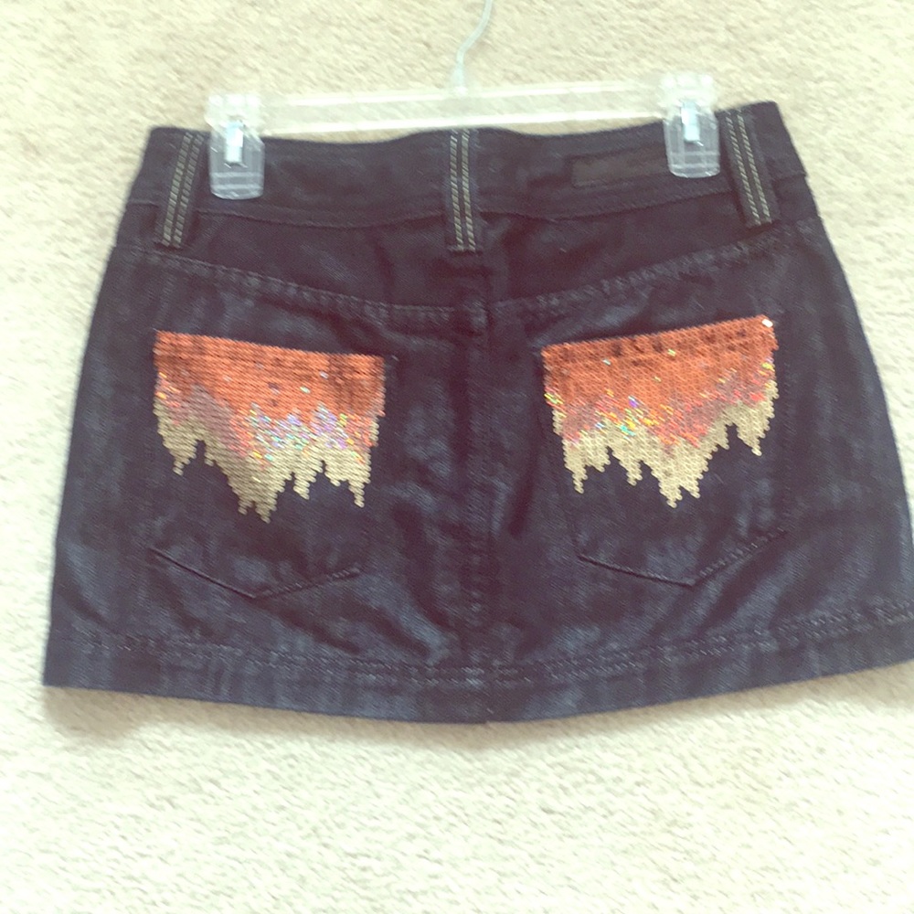 Denim miniskirt